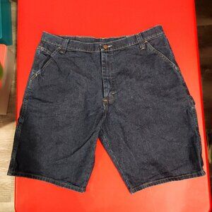 Wrangler jeans short dark blue men's size 38